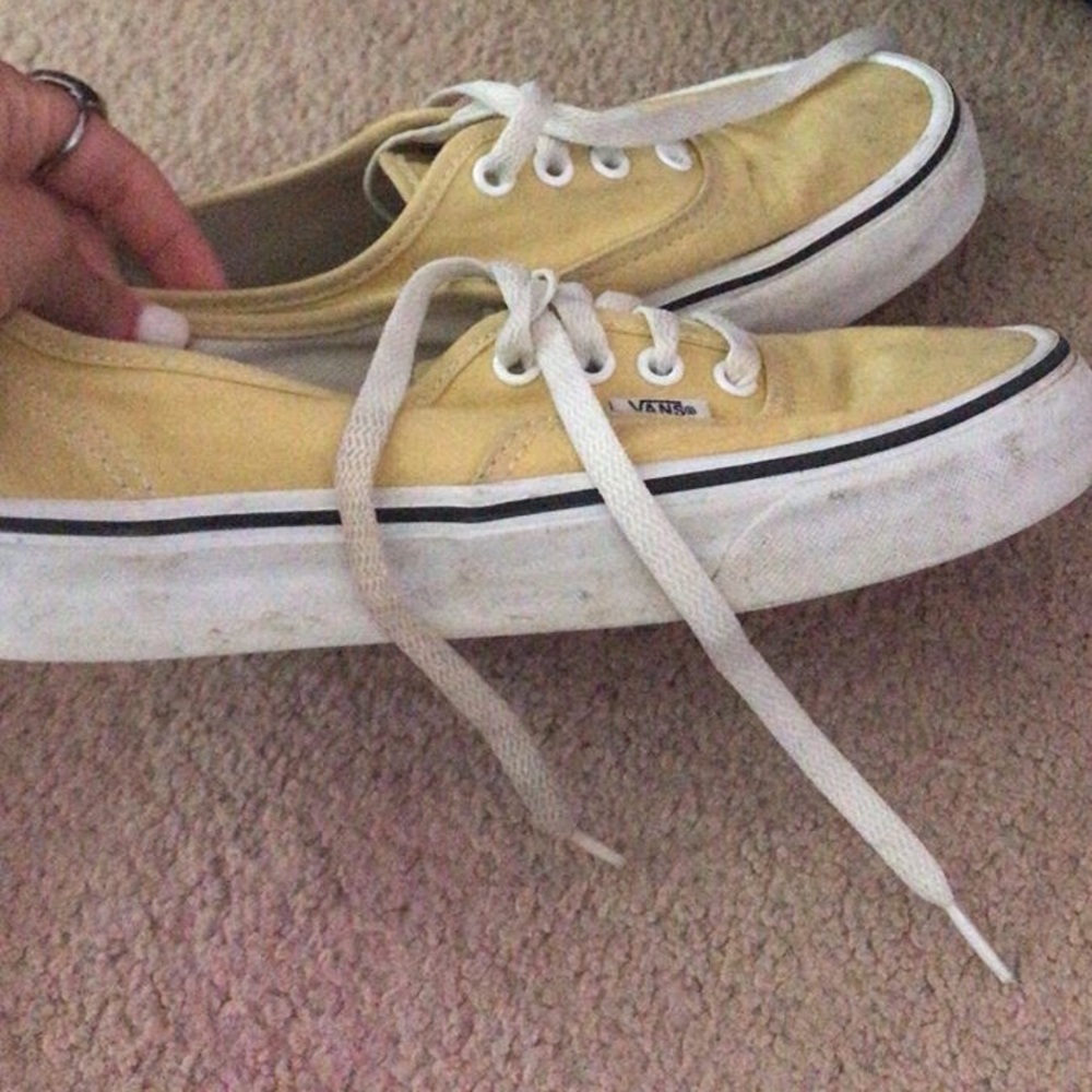 Yellow Vans size 6 women’s